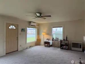 Living room facing Simpson Ave.