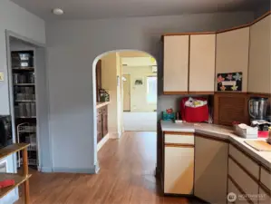 Looking back towards front door