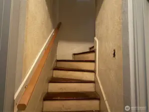 Stairs to upper level
