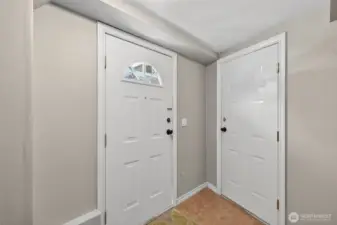 Front entrance from inside