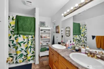 Primary Upstairs Bathroom