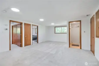 Private guest quarters w/ 2 bedrooms, great room & micro kitchen provide endless possibilities, multi-gen living, rental income, or guest space.