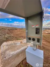 RV plugs also installed on lower leveled tier for your immediate use.