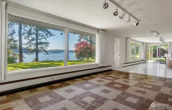 A spacious daylight basement offers the most magnificent easterly view.