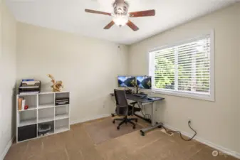 Upper Level Bedroom with Ceiling Fan