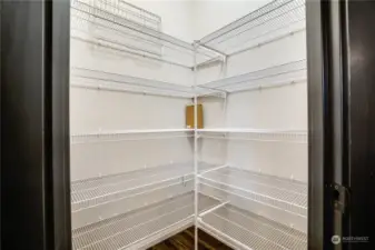 Walk-in pantry.