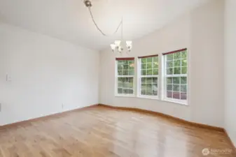 Dining area off the kitchen