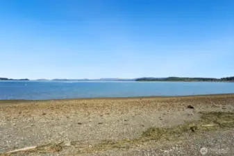 Walk on the beach, kayak, paddleboard, go crabbing from your own backyard.