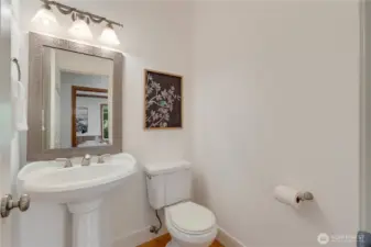 half bath on main floor
