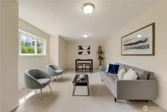 rec room on second floor