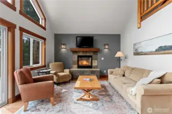 Family Room with Fireplace