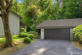 Shared garage; right side of garage belongs to this unit and includes a storage room