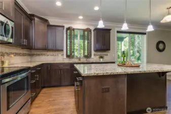 Tiled backsplash