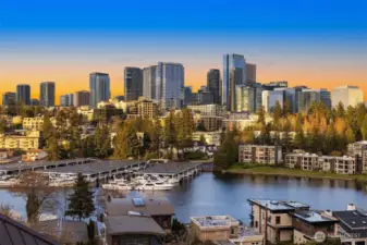Dramatic Bellevue Skyline