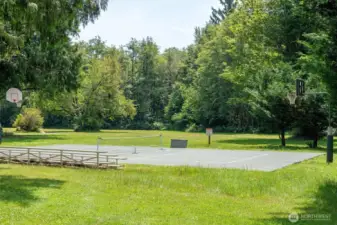 Community Pickle-ball court.