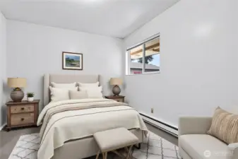 Bedroom 2 - Virtually Staged