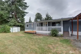 Welcome home to serene Carnation! Enjoy quiet time out on your deck.