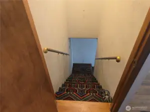 Stairs to lower level