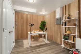 Lower Level den/office space