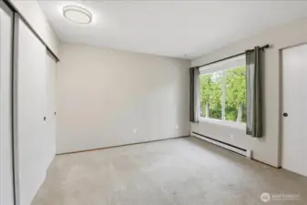 Bedroom with 2 Closets!