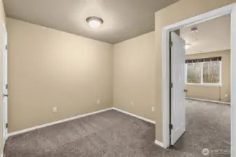 Bonus area with entry to primary on the right.