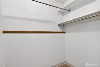 Primary walk-in closet