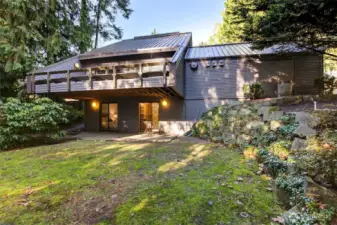 Home is surrounded by nature