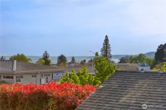 View from west deck