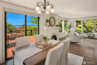 Great connection for indoor / outdoor living