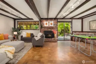 Rec room on lower level