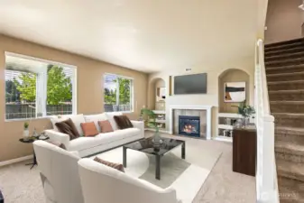 Living Room with Plenty of Natural Light