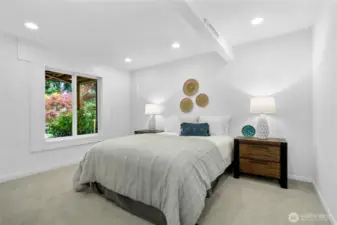Third bedroom on the lower level.