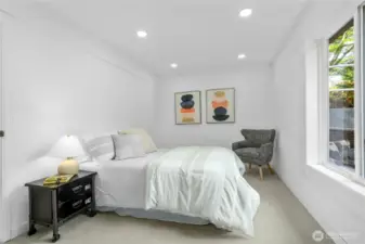 Fourth bedroom on the lower level.