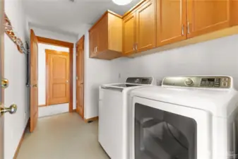 Laundry room with room for a freezer
