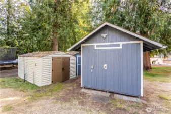Sheds for extra storage