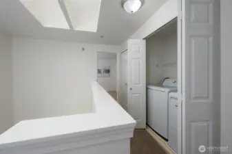 Large skylights provide plenty of natural light