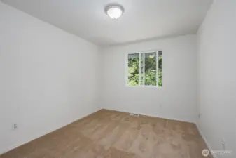 New carpet throughout home on stairs and second floor.