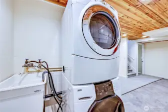 Washer and dryer stay.