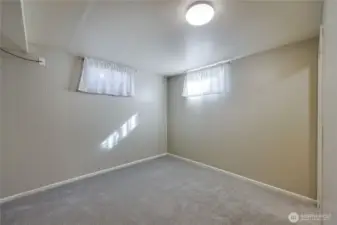 One bedroom downstairs.