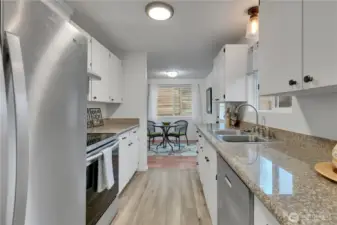 It is a pass thru floor plan....