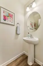 Main floor powder room
