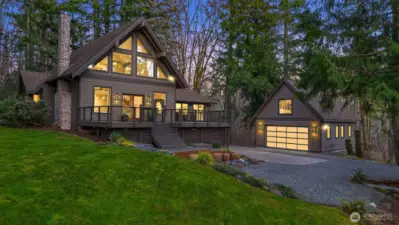 Extraordinary 4,098 sq. ft. multi-level home nestled on 2.5 private acres with high-end upgrades.