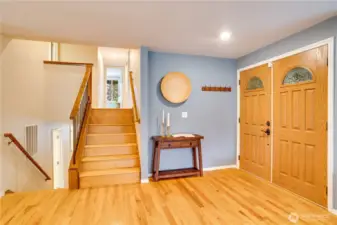 Bedroom suites upstairs with another bedroom and recreation room downstairs.