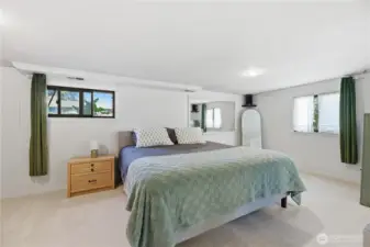 Lower level could be used as primary bedroom suite