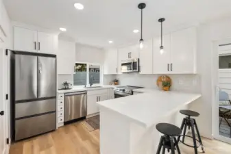 Photos from model home, 820A.