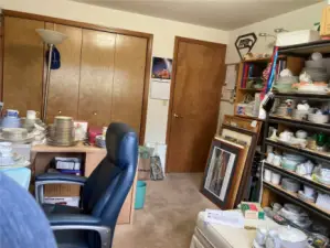 Office with huge closet
