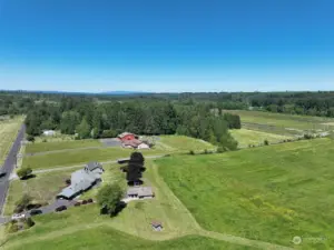 Home to the front is on 6 acres and is listed as well. Can be sold with the lots