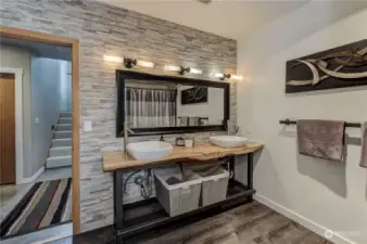 Gorgeous Remodeled Basement Bath