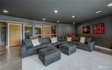 Rec Room in Basement