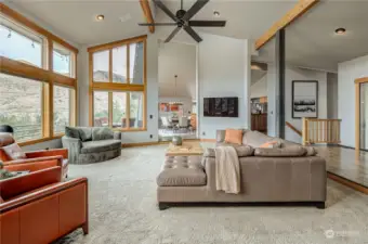 Vault Ceiling in Great Room